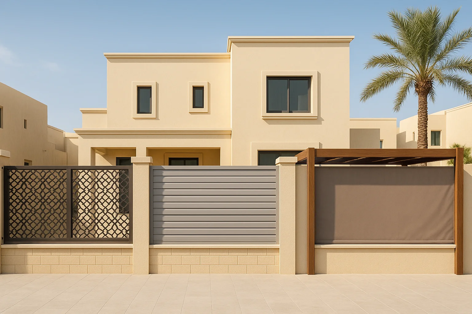 سواتر الخصوصية في الدمام والخبر: كيف تختار الارتفاع والتصميم المناسبين؟