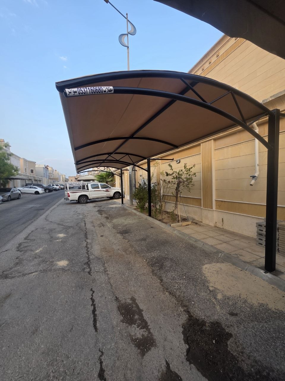 مظلات سواتر الدمام الخبر الظهران الهفوف PVC vs بولي كربونات vs خشب